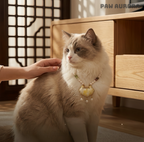 Yunwen Fangsheng - Collier de cristaux pour animaux de compagnie | Soie Song Jin et jade Hetian